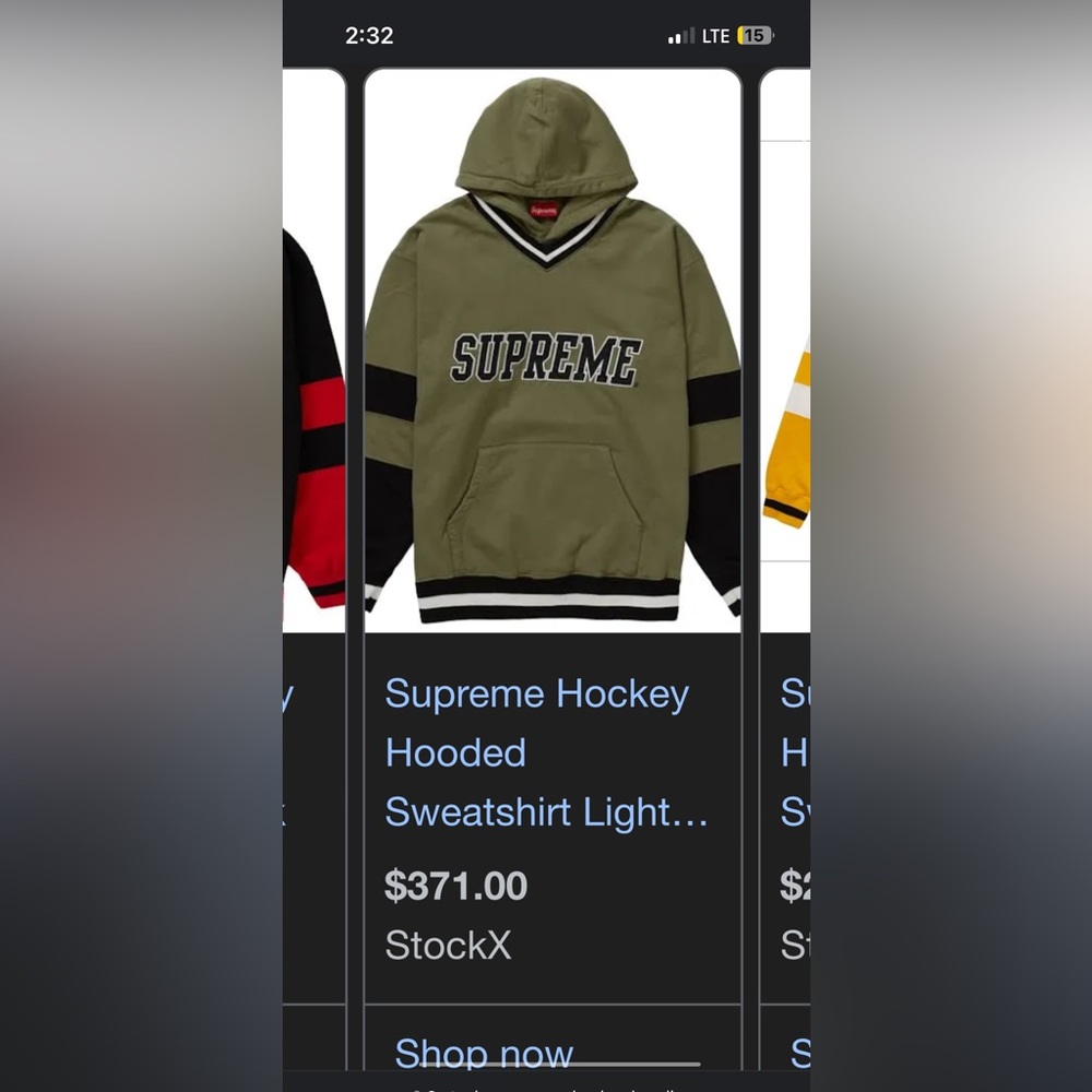 ••Supreme Hockey hoodie••